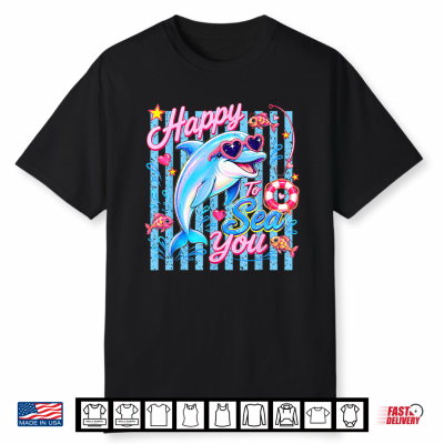 Happy To Sea You Teacher Sea Animals Back To School Retro Shirt