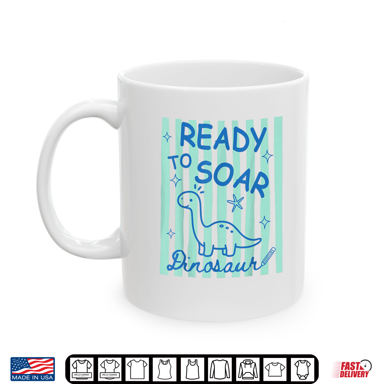 Funny Teacher Animal Back To School Ready To Soar Dinosaur Shirt