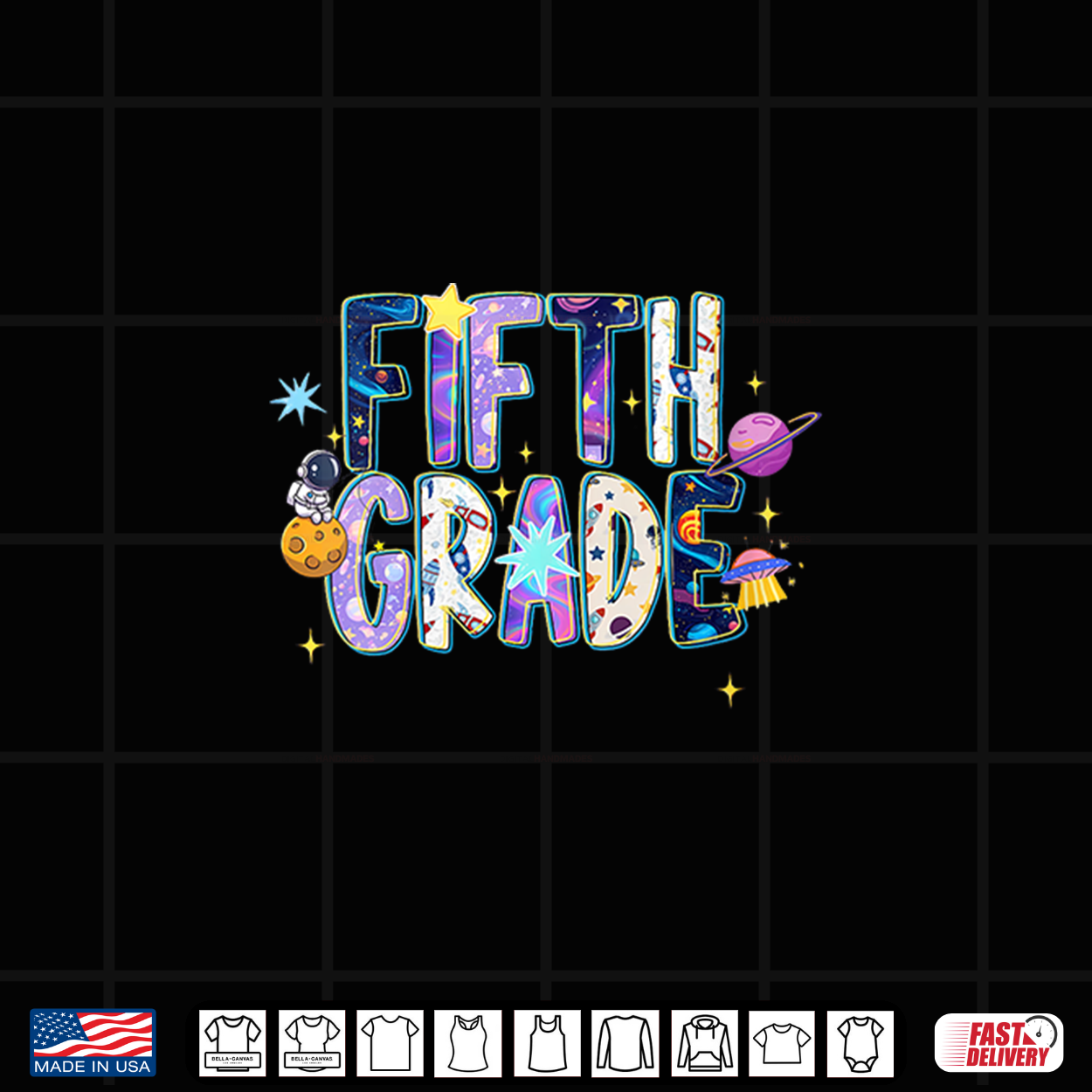 Galaxy Space Fifth Grade Teacher 5Th Grade Back To School Shirt Galaxy Space Fifth Grade Teacher 5Th Grade Back To School Shirt