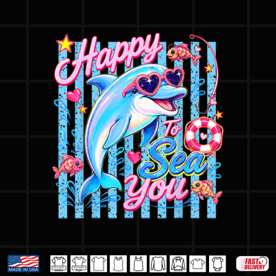 Happy To Sea You Teacher Sea Animals Back To School Retro Shirt 4 Design Happy to Sea You Teacher Sea Animals Back to School Retro Shirt
