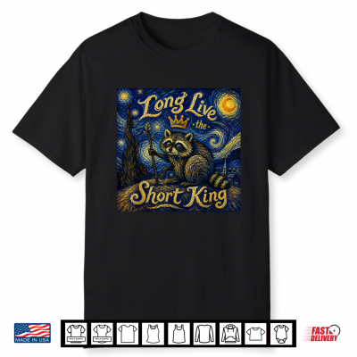 Jimothy Raccoon Starry Night Van Gogh Art The Short King Shirt