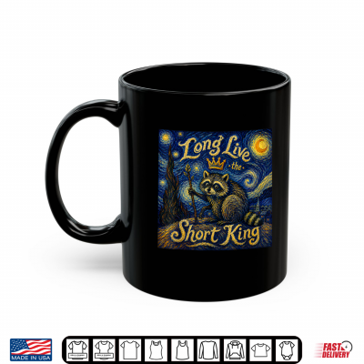 Jimothy Raccoon Starry Night Van Gogh Art The Short King Shirt 3 Mug Jimothy Raccoon Starry Night Van Gogh Art The Short King Shirt