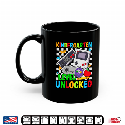Mug Kindergarten Level Unlocked Video Gaming Boy Girl Teacher Shirt