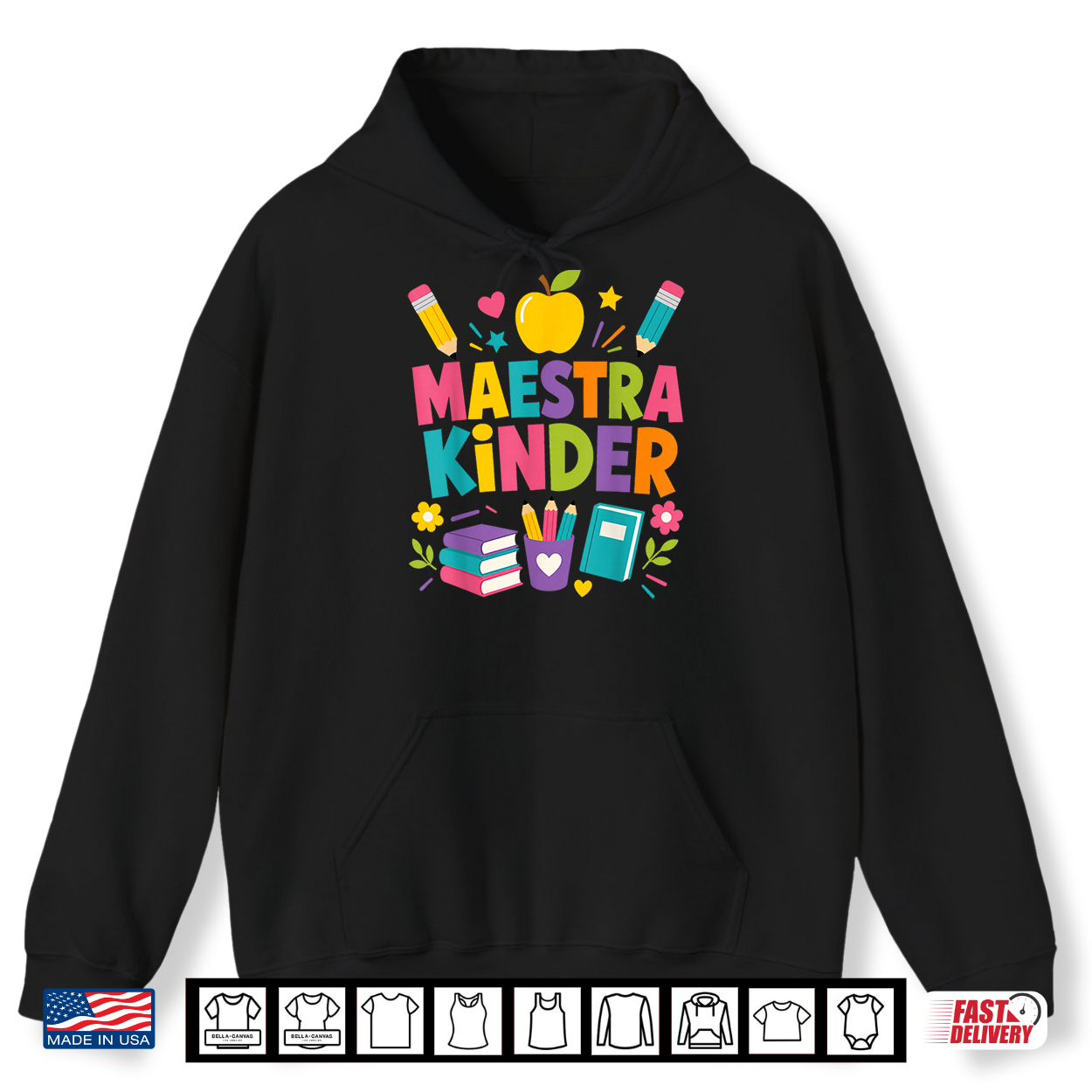 Maestra Kinder Back To School Spanish Shirt Maestra Kinder Back To School Spanish Shirt