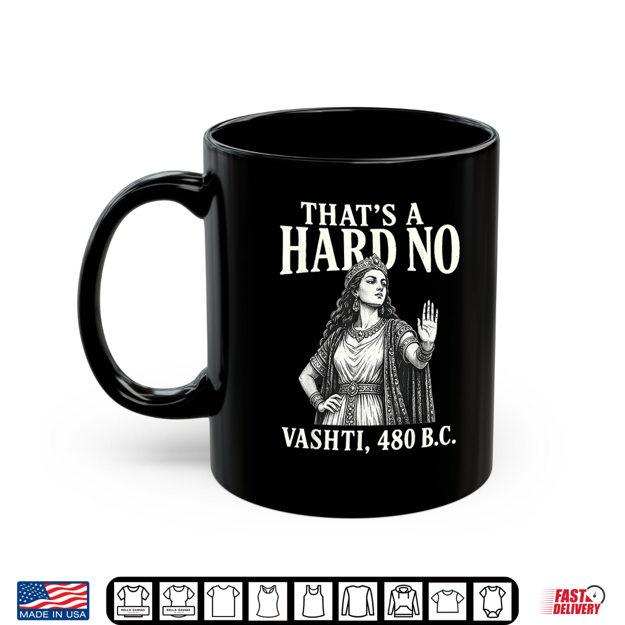 Thats A Hard No Vashti 480 Bc Biblical Christian Humor Shirt Thats A Hard No Vashti 480 Bc Biblical Christian Humor Shirt