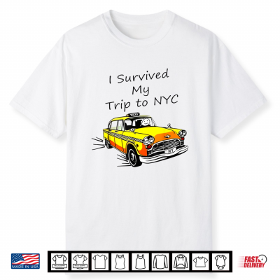 Vintage Funny I Survived My Trip To Nyc Shirt