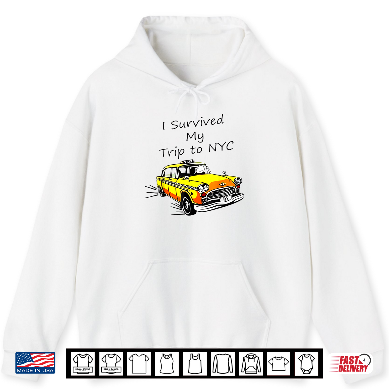 Vintage Funny I Survived My Trip To Nyc Shirt Vintage Funny I Survived My Trip To Nyc Shirt