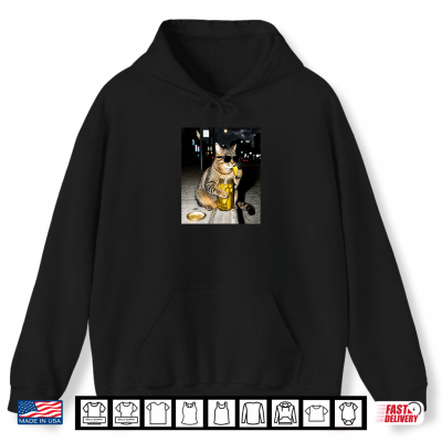 Cat Eating Pickles Animal Meme Kitten Sunglasses Shirt 1 Hoodie Cat Eating Pickles Animal Meme Kitten Sunglasses Shirt