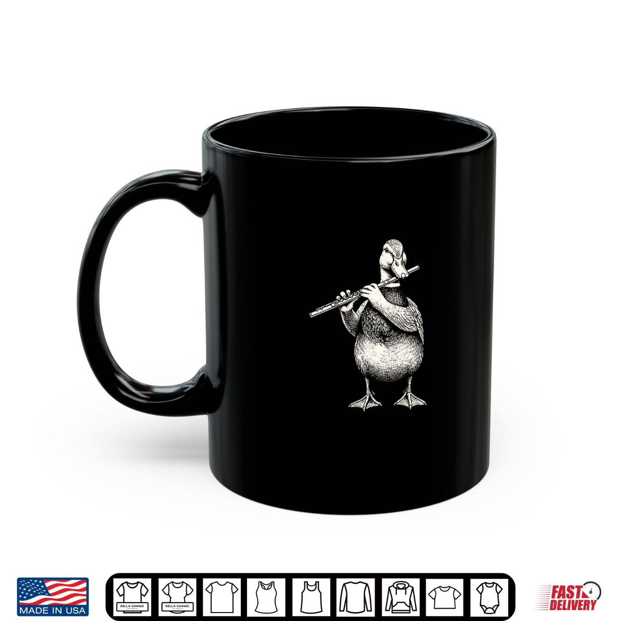 Duck Playing Flute Retro Animal Playing Instrument 90S Shirt Duck Playing Flute Retro Animal Playing Instrument 90S Shirt