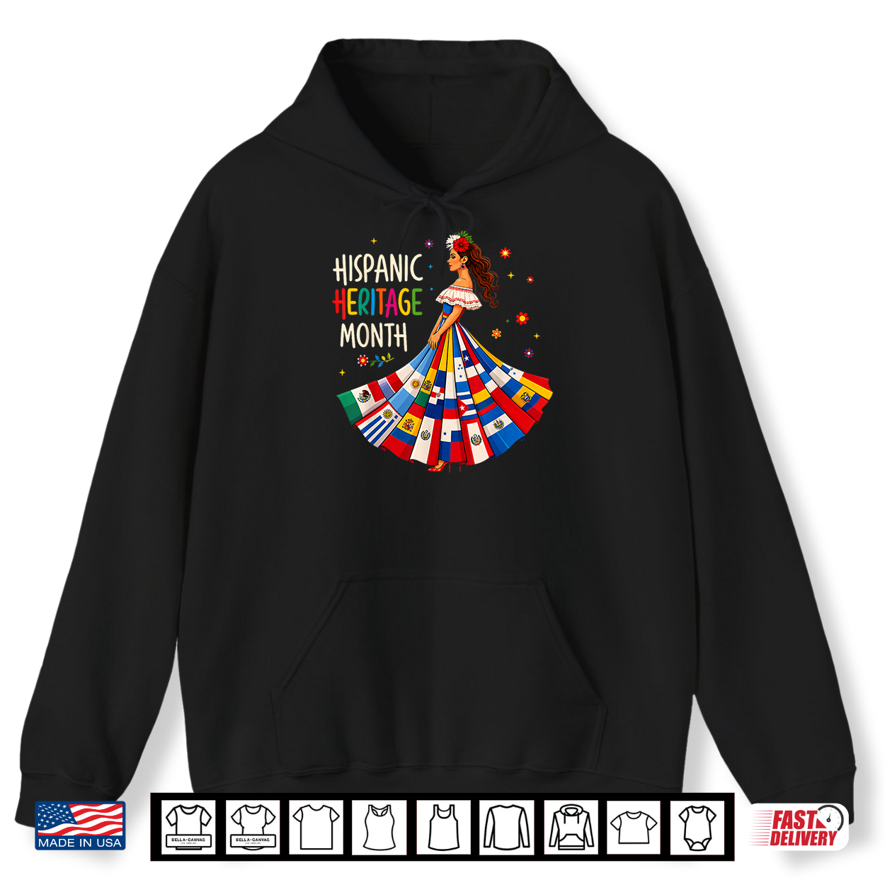 Hispanic Heritage Month Latino Countries Flags Shirt Hispanic Heritage Month Latino Countries Flags Shirt
