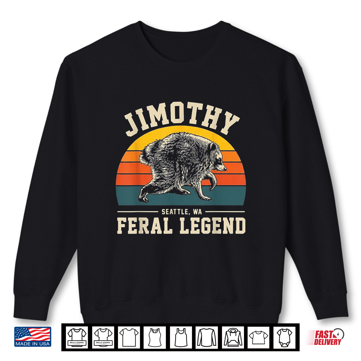Feral Legend Raccoon Graphic Timothy Seattle Wa Design Shirt Feral Legend Raccoon Graphic Timothy Seattle Wa Design Shirt