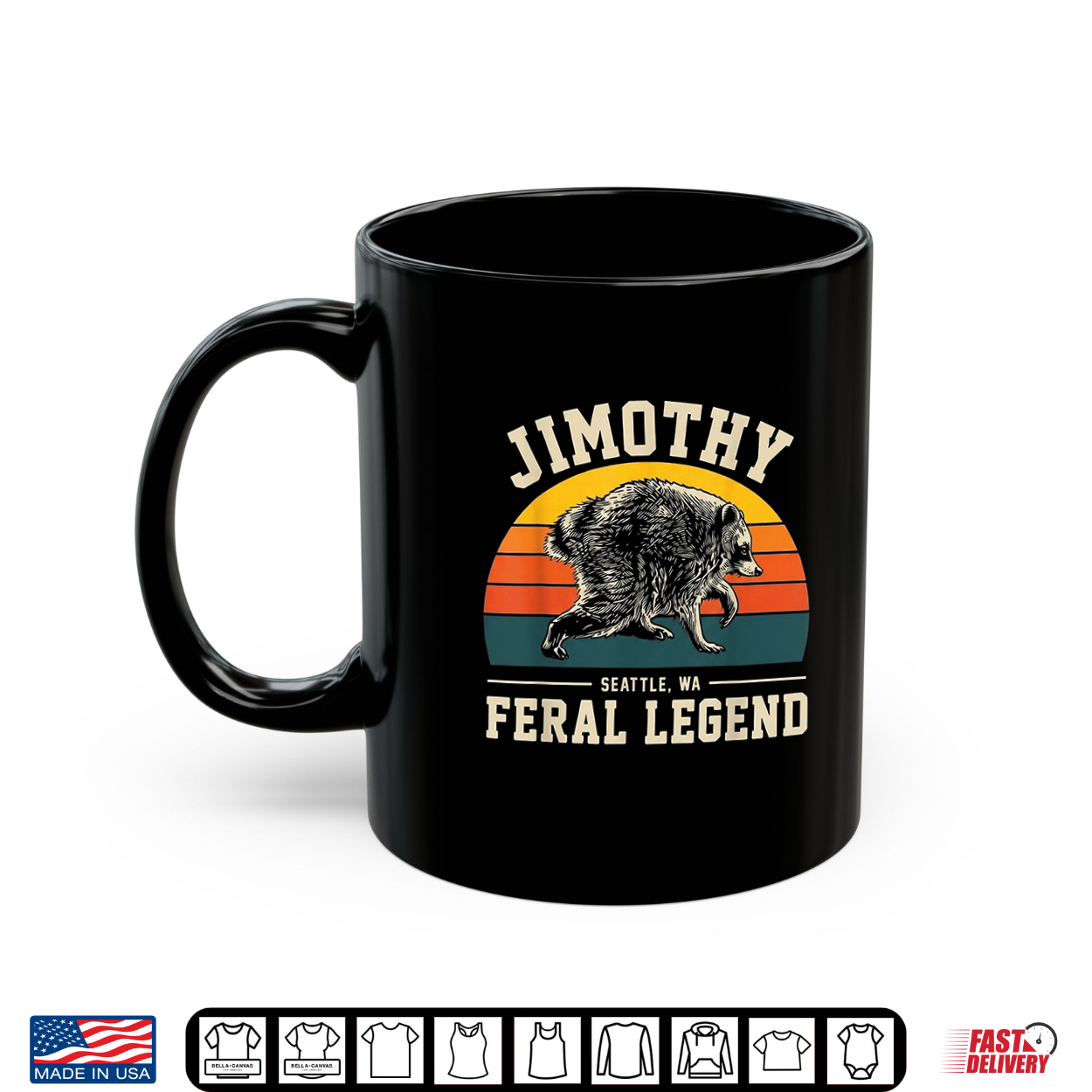 Feral Legend Raccoon Graphic Timothy Seattle Wa Design Shirt Feral Legend Raccoon Graphic Timothy Seattle Wa Design Shirt