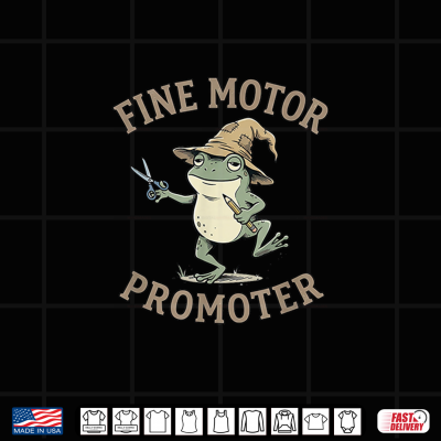 Design Fine Motor Promoter Frog Occupational Therapy OT Shirt