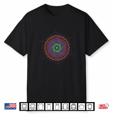 Hypnotic Hexagon Optical Illusion Shirt