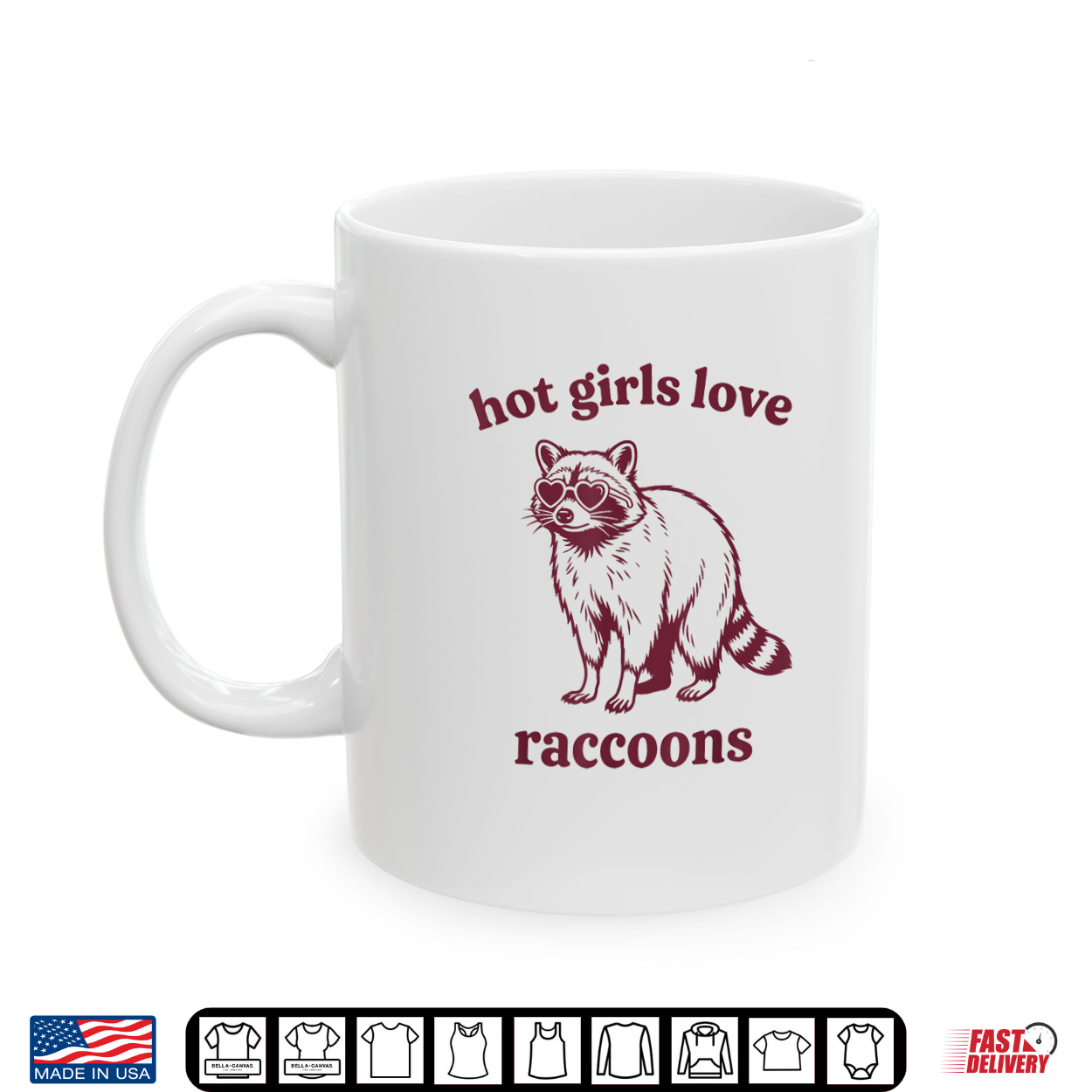 Hot Girls Love Raccoons Shirt Hot Girls Love Raccoons Shirt