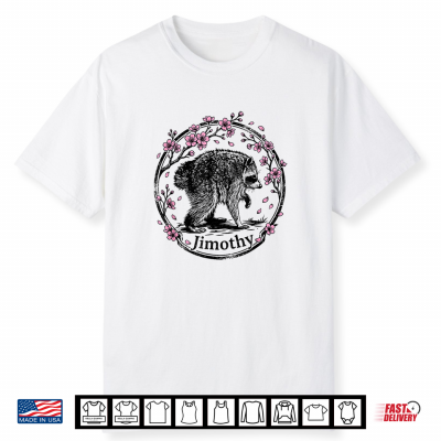 Jimothy Raccoon Yoshino Cherry Tree Cute Jimothy The Racoon Shirt
