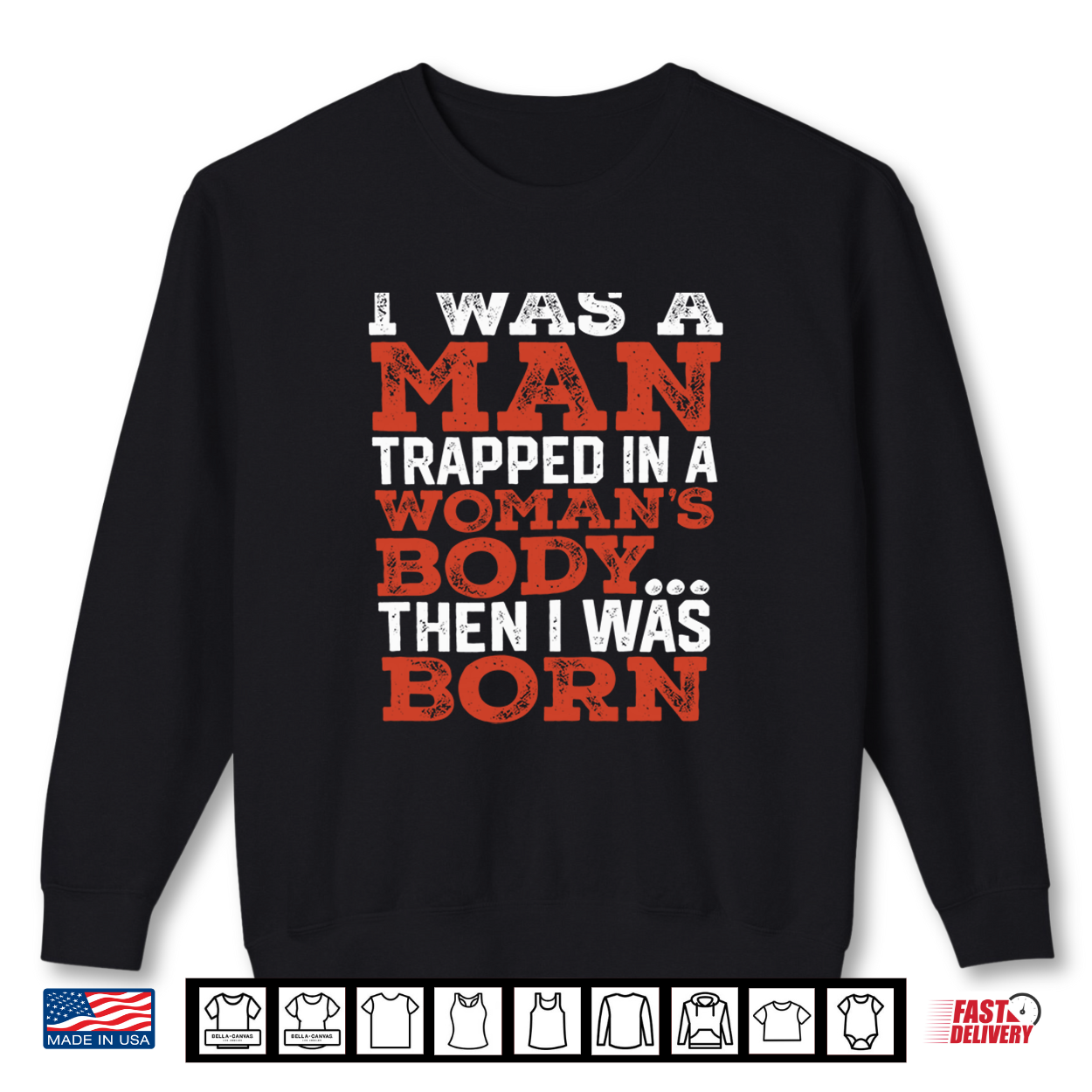 I Was A Person Trapped In A Body Then I Was Born Shirt I Was A Person Trapped In A Body Then I Was Born Shirt
