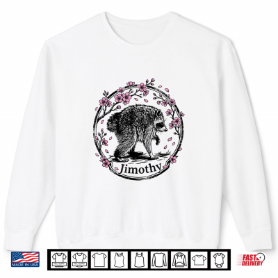 Sweatshirt Jimothy Raccoon Yoshino Cherry Tree Cute Jimothy The Racoon Shirt