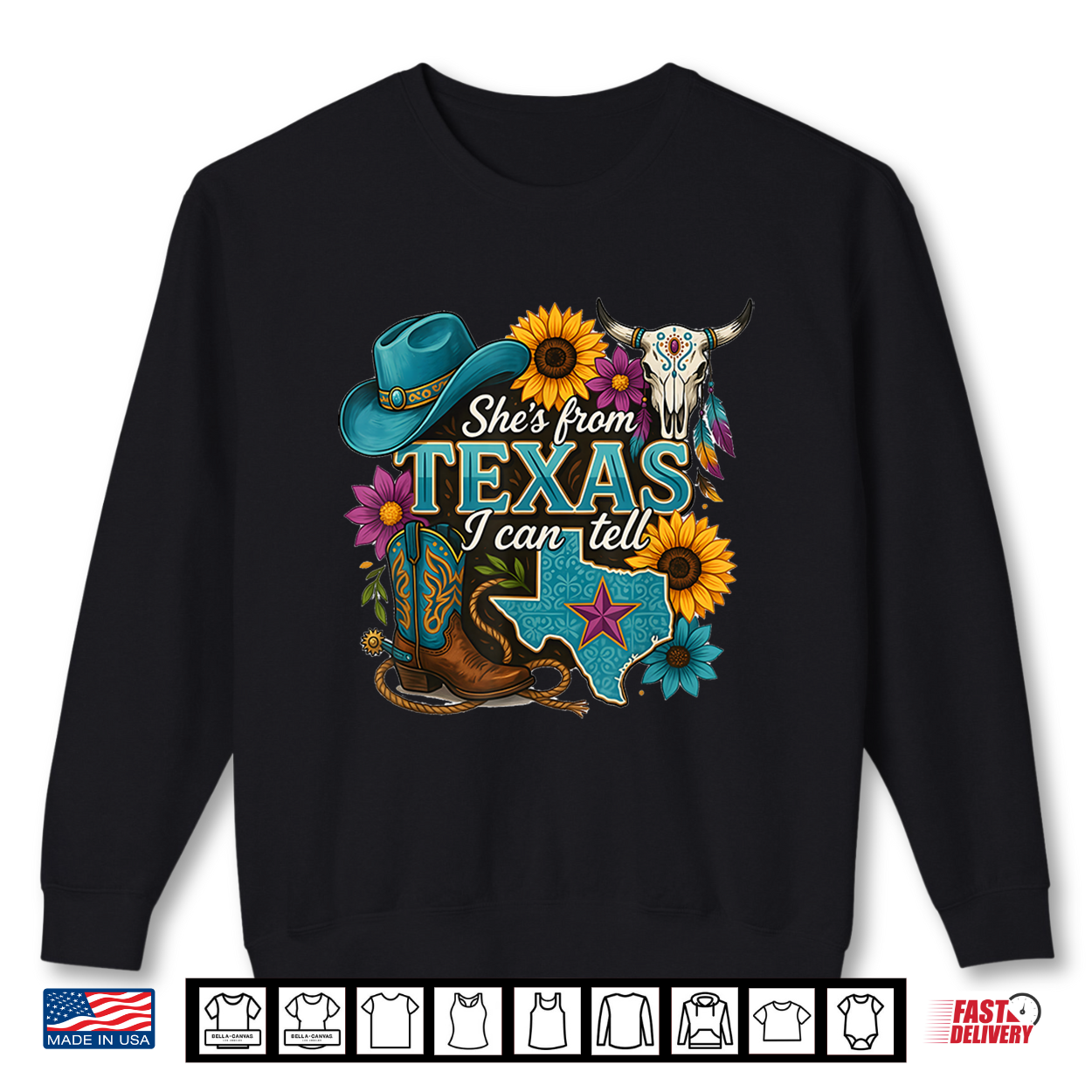 She’S From Texas I Can Tell Western Cowgirl Vintage Shirt She’S From Texas I Can Tell Western Cowgirl Vintage Shirt