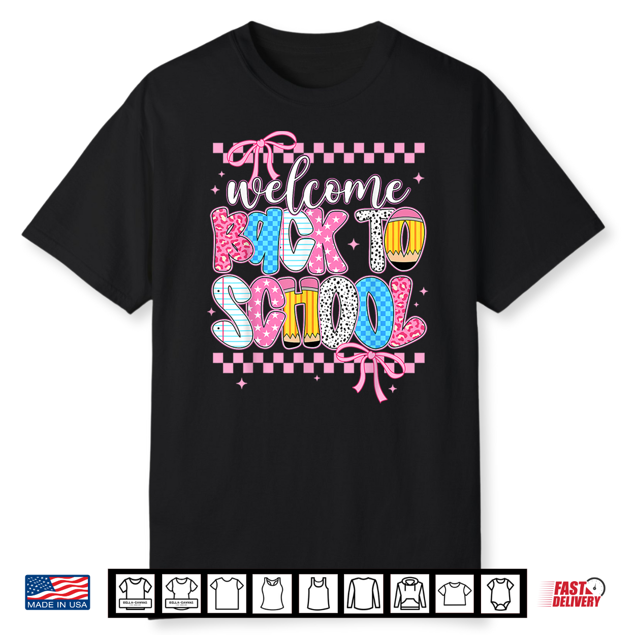 Welcome Back To School First Day Teacher Coquette Shirt Welcome Back To School First Day Teacher Coquette Shirt