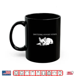 Emotional Support Potato Frenchie French Bulldog Dog Lover Shirt 3 Mug Emotional Support Potato Frenchie French Bulldog Dog Lover Shirt