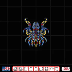 Kraken Stained Glass Shirt 4 Design Kraken Stained Glass Shirt