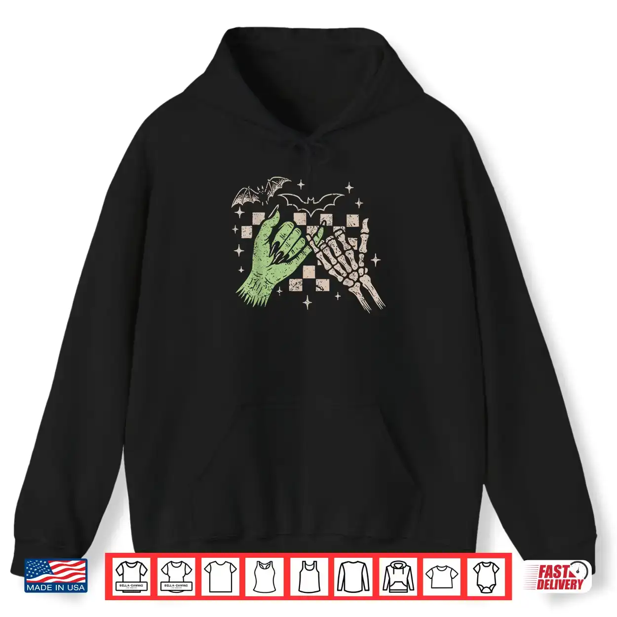 Spooky Halloween Pinky Promise Skeleton Zombie Hands Shirt Spooky Halloween Pinky Promise Skeleton Zombie Hands Shirt