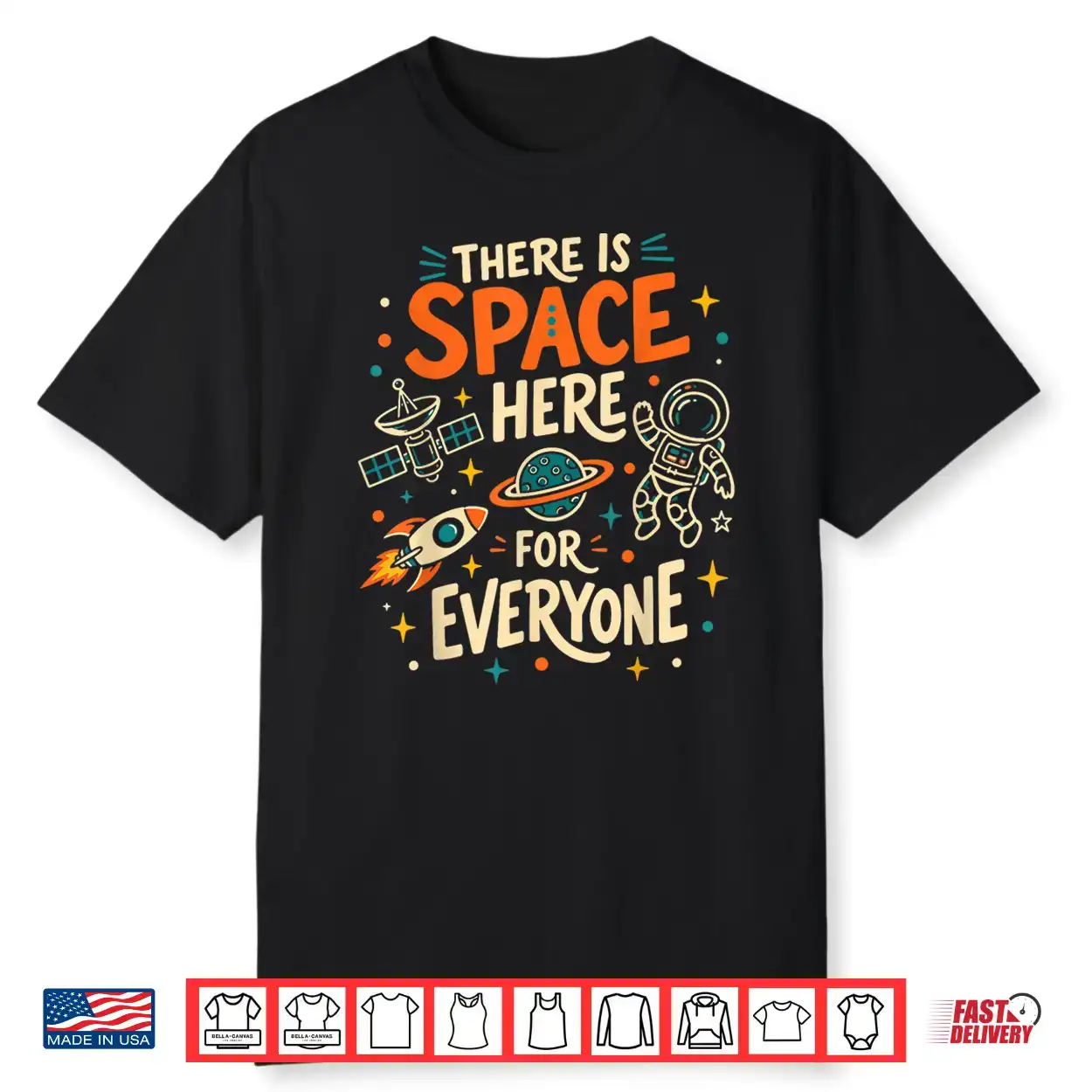 There Is Space Here For Everyone Inclusion Teacher Shirt There Is Space Here For Everyone Inclusion Teacher Shirt