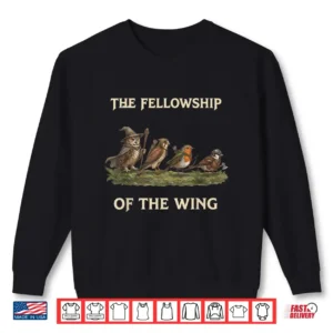 The Fellowship Of The Wing Cute Birds Fantasy Magic Archer Shirt 2 Sweatshirt The Fellowship of The Wing Cute Birds Fantasy Magic Archer Shirt