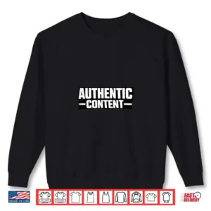 Authentic Content Shirt 2 Sweatshirt Authentic Content Shirt