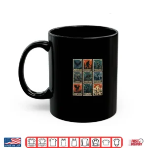 Cryptid Stamps Bigfoot Sasquatch Mothman Loch Ness Monster Shirt 3 Mug Cryptid Stamps Bigfoot Sasquatch Mothman Loch Ness Monster Shirt