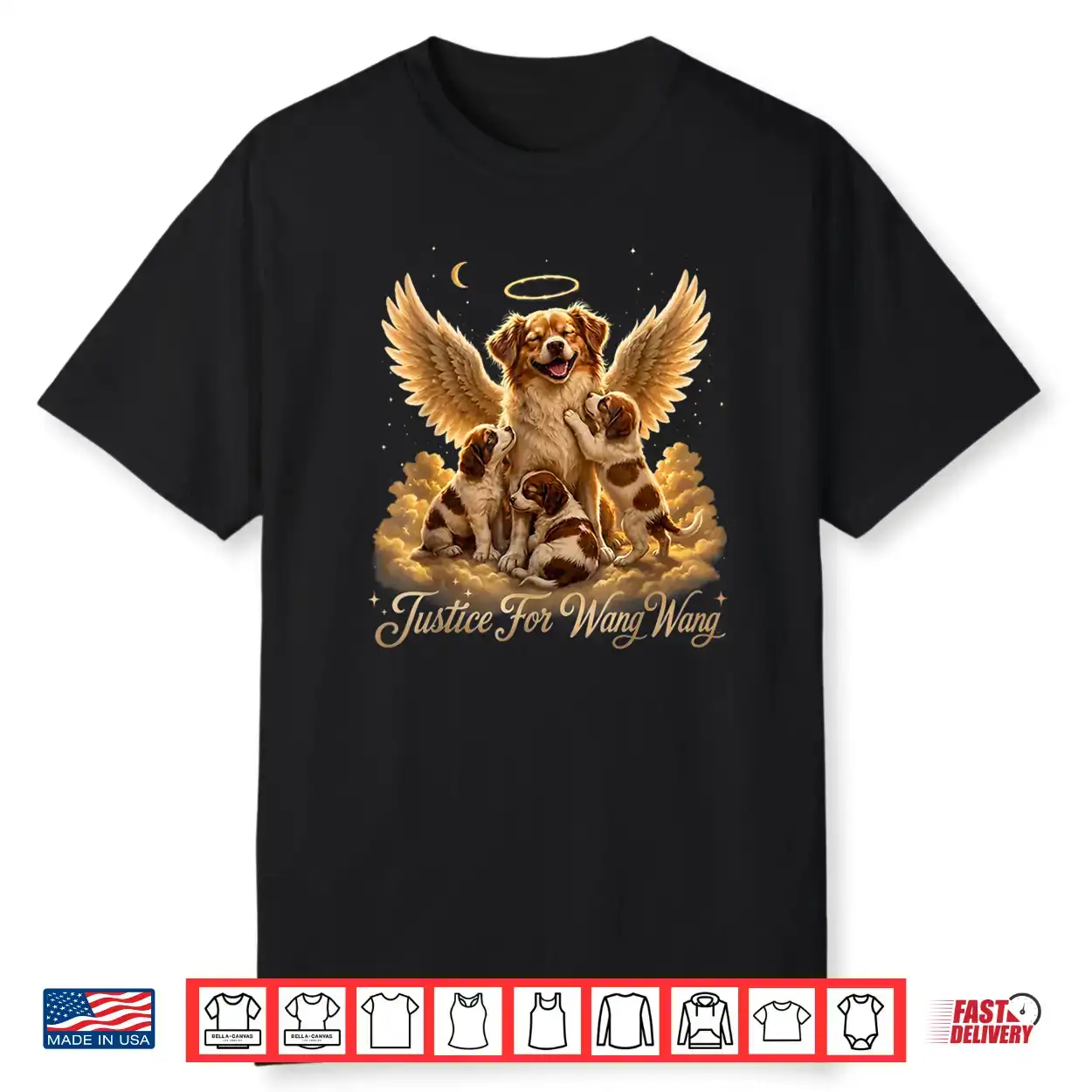 Justice For Wang Wang And Puppies Memorial Shirt Justice For Wang Wang And Puppies Memorial Shirt
