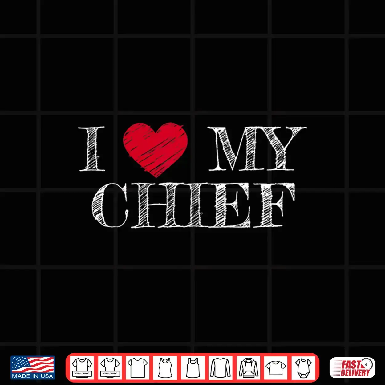 I Love My Chief I Heart My Chief Shirt I Love My Chief I Heart My Chief Shirt