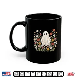 Cute Ghost Wildflower Cottagecore Halloween Botanical Ghost Shirt 3 Mug Cute Ghost Wildflower Cottagecore Halloween Botanical Ghost Shirt