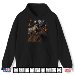 Emu Halloween Selfie Funny Scared Bird Spooky Meme Shirt 1 Hoodie Emu Halloween Selfie Funny Scared Bird Spooky Meme Shirt