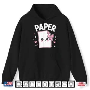 Halloween Paper Scissors Rock Matching Cute Paper Costume Shirt 1 Hoodie Halloween Paper Scissors Rock Matching Cute Paper Costume Shirt
