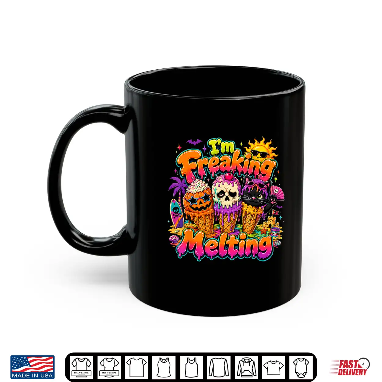 I’m Freaking Melting Spooky Summer Tropical Halloween Zombie Shirt I’m Freaking Melting Spooky Summer Tropical Halloween Zombie Shirt