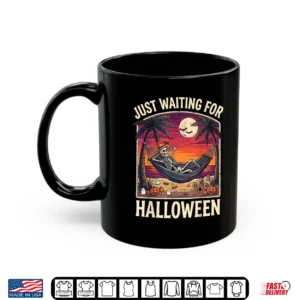 Just Waiting For Halloween Skeleton Beach Shirt 3 Mug Just Waiting for Halloween Skeleton Beach Shirt