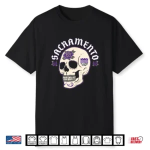 Nba Sacramento Kings Halloween Skull Shirt