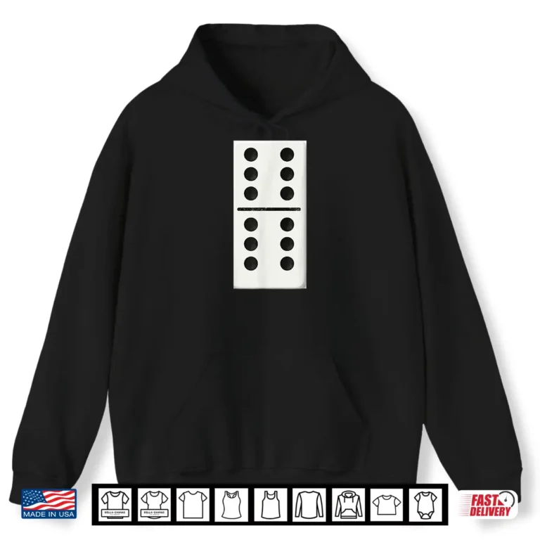 Six Six Dominoes Halloween Costume Domino Game Shirt Six Six Dominoes Halloween Costume Domino Game Shirt