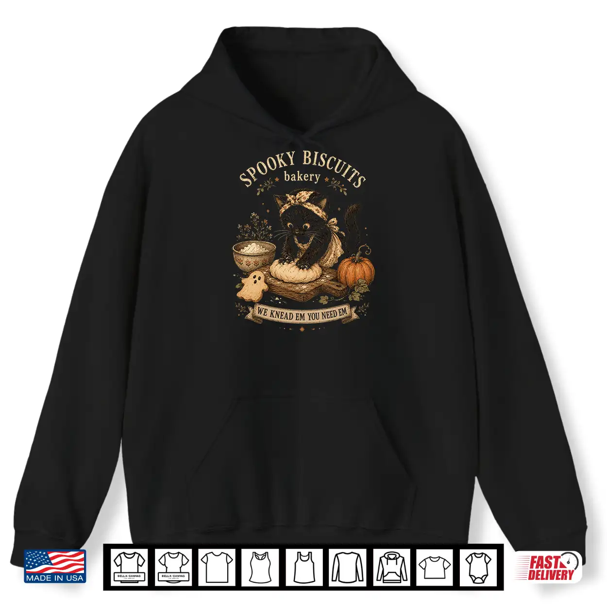 Spooky Biscuits Bakery Funny Black Cat Baking Halloween Tee Shirt Spooky Biscuits Bakery Funny Black Cat Baking Halloween Tee Shirt