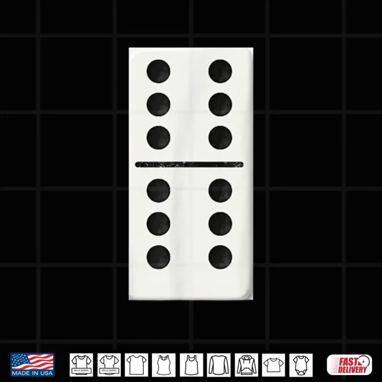 Six Six Dominoes Halloween Costume Domino Game Shirt Six Six Dominoes Halloween Costume Domino Game Shirt