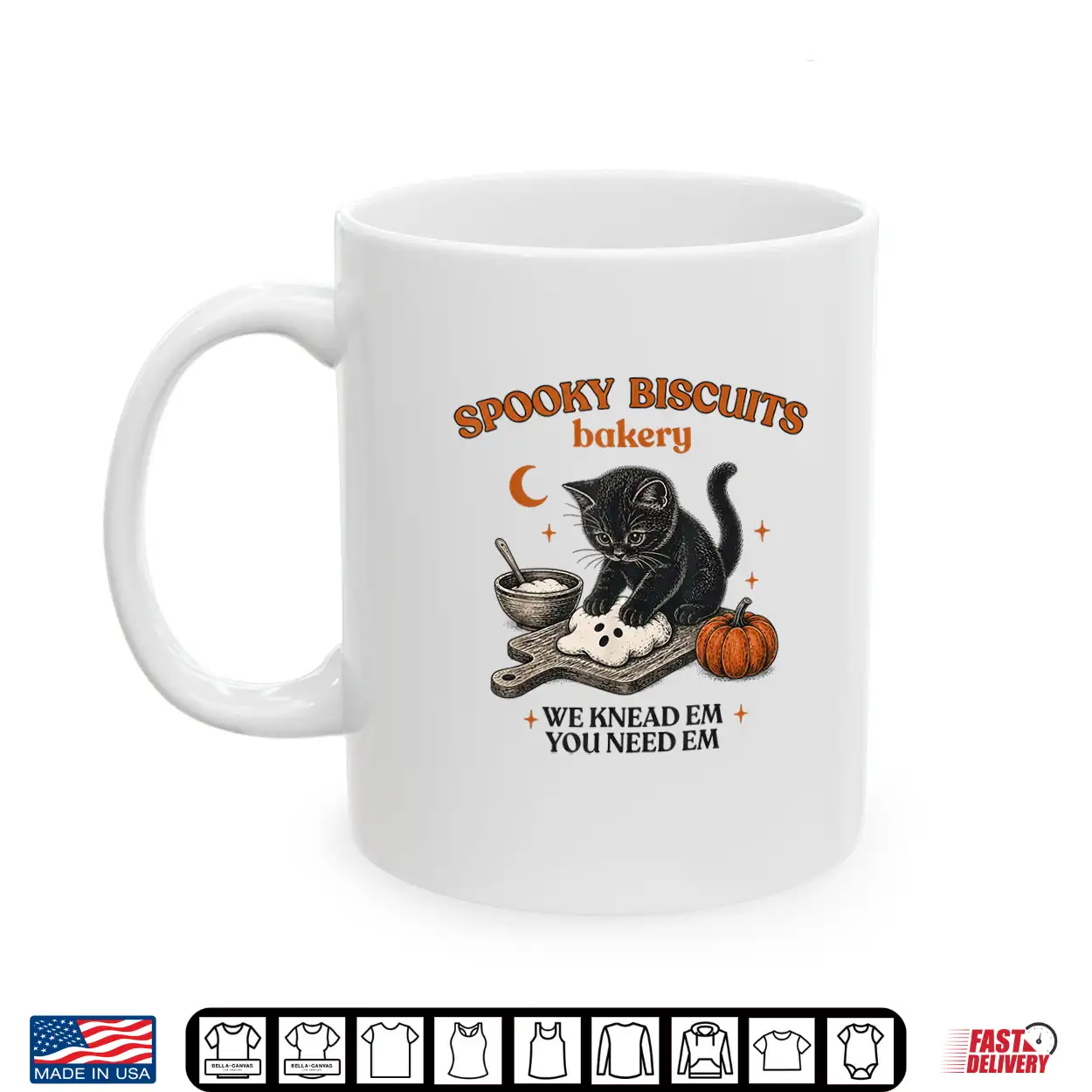 Spooky Biscuits Bakery Funny Black Cat Halloween Pumpkin Shirt Spooky Biscuits Bakery Funny Black Cat Halloween Pumpkin Shirt