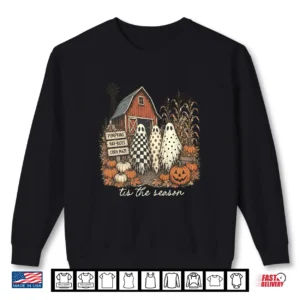 Spooky Halloween Ghost Pumpkin Patch Barn Autumn Fall Vibes Shirt 2 Sweatshirt Spooky Halloween Ghost Pumpkin Patch Barn Autumn Fall Vibes Shirt