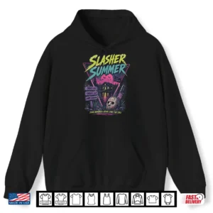 Vintage Summerween Slasher Summer 80S Cute Halloween Classic Shirt 1 Hoodie Vintage Summerween Slasher Summer 80s Cute Halloween Classic Shirt