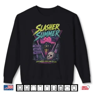 Vintage Summerween Slasher Summer 80S Cute Halloween Classic Shirt 2 Sweatshirt Vintage Summerween Slasher Summer 80s Cute Halloween Classic Shirt