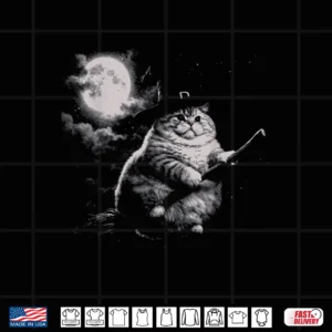 Chonk Witch Cat Meme Wizard Kitten Moon Shirt 4 Design Chonk Witch Cat Meme Wizard Kitten Moon Shirt