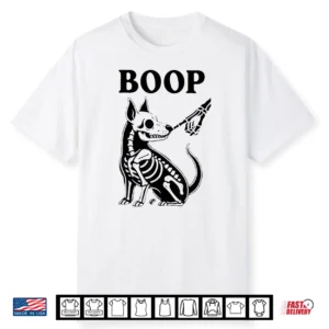 Funny Skeleton Dog Halloween Costume Cute Puppy Lovers Shirt