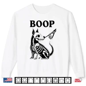 Sweatshirt Funny Skeleton Dog Halloween Costume Cute Puppy Lovers Shirt