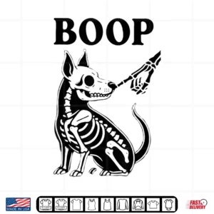 Design Funny Skeleton Dog Halloween Costume Cute Puppy Lovers Shirt